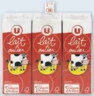 Lait uht entier - U en promo chez Super U Villeneuve-d'Ascq à 10,36 €