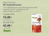 BIO Hagebuttenpulver Angebote von RAAB VITALFOOD bei VITALIA Reformhaus Tübingen für 15,49 €