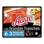 Jambon cru Les Grandes Tranches - AOSTE en promo chez Carrefour Villeurbanne à 4,79 €