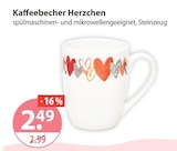Kaffeebecher Herzchen von  im aktuellen V-Markt Prospekt für 2,49 €
