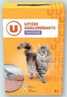 Litière Minérale Agglomérante Parfumée pour Chats - U en promo chez Super U Châtellerault à 3,83 €
