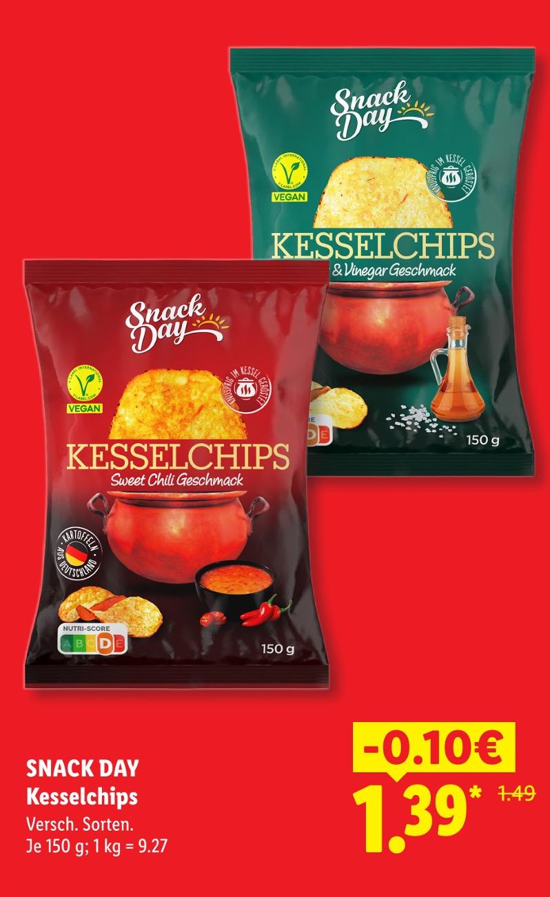 Kesselchips & Vinegar Geschmack