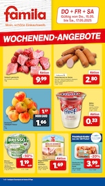 Aktueller famila Nordwest Supermarkt Prospekt in Tiste und Umgebung, "WOCHENENDANGEBOTE" mit 2 Seiten, 15.05.2025 - 17.05.2025
