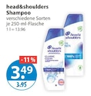 Shampoo von head&shoulders im aktuellen V-Markt Prospekt für 3,49 €