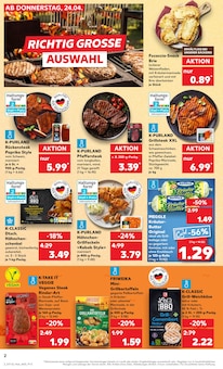 Aktueller Kaufland Prospekt "RICHTIG GRILLEN - RICHTIG GÜNSTIG" Seite 2 von 8 Seiten für Dossenheim