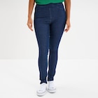 Jegging taille haute denim brut femme à 7,00 € dans le catalogue La Halle
