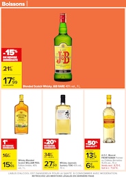 Prix et réduction Blended Whisky dans le prospectus Carrefour en cours Offre Blended Whisky dans le catalogue Carrefour du moment à la page 55