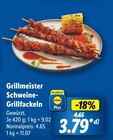 Grillmeister Schweine-Grillfackeln Angebote bei Lidl Bad Kreuznach für 3,79 €