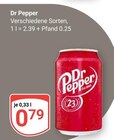 Dr Pepper Angebote bei GLOBUS Mannheim für 0,79 €