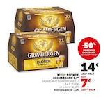 Bière Blonde 6,7° - Grimbergen en promo chez Hyper U Nantes à 7,00 €