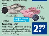 Aktuelles Turnschläppchen Angebot bei ALDI SÜD in Mönchengladbach ab 2,99 €