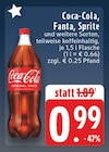 Coca-Cola, Fanta, Sprite Angebote von Coca-Cola, Fanta, Sprite bei E center Krefeld für 0,99 €
