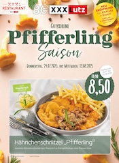 XXXLutz Möbelhäuser Oberhausen Prospekt der aktuellen Woche, gültig von 24.07.2025 bis 13.08.2025 Aktueller XXXLutz Möbelhäuser Oberhausen Prospekt "GUTSCHEINE Pfifferling Saison" mit 12 Seiten