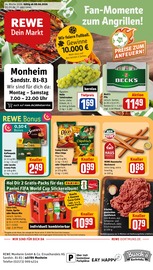 Jacobs im REWE Prospekt in Dormagen Aktueller REWE Prospekt mit Jacobs, "Dein Markt", Seite 1