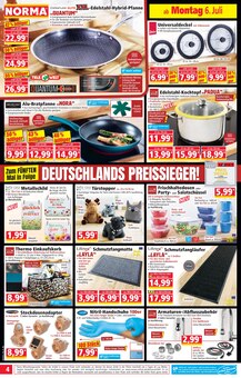 Pfanne im aktuellen Norma Prospekt (Freiburg (Breisgau)) Pfanne im Norma Prospekt "Mehr fürs Geld" mit 21 Seiten (Freiburg (Breisgau))