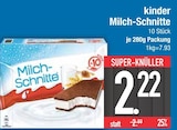 Milch-Schnitte von kinder im aktuellen EDEKA Prospekt für 2,22 €