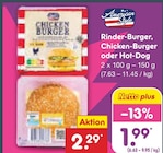 Rinder-Burger im Netto Marken-Discount Prospekt Rinder-Burger von American Style im aktuellen Netto Marken-Discount Prospekt für 1,99 €