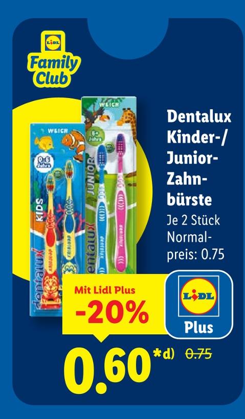 Kinder-/Junior-Zahnbürste