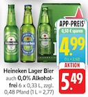 Lager Bier Angebote von Heineken bei EDEKA Pirmasens für 4,99 €