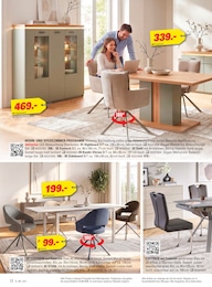 Stuhl Angebot & Preis im aktuellen Höffner Prospekt Stuhl Angebot im aktuellen Höffner Prospekt auf Seite 12