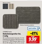 Lidl Monheim - Badezimmergarnitur-Set, 2-teilig Angebot im Prospekt Badezimmergarnitur-Set, 2-teilig bei Lidl im Monheim Prospekt für 9,99 €