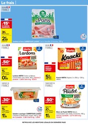 Poulet Angebote im Prospekt "70 % D’ÉCONOMIES SUR UNE SÉLECTION DE PRODUITS D'HYGIÈNE" von Carrefour auf Seite 13