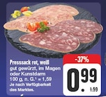 Presssack rot, weiß bei EDEKA im Gerolzhofen Prospekt für 0,99 €