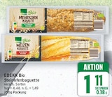 Steinofenbaguette von EDEKA Bio für 1,11 € bei EDEKA im Angebot Steinofenbaguette von EDEKA Bio im aktuellen EDEKA Prospekt