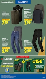 Prix et réduction Jean Homme dans le prospectus Lidl en cours Offre Jean Homme dans le catalogue Lidl du moment à la page 53