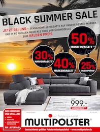 Aktueller Multipolster Prospekt, "BLACK SUMMER SALE", mit Angeboten der Woche, gültig von 01.08.2024 bis 01.08.2024