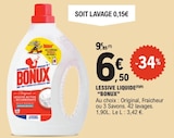 Lessive liquide - BONUX en promo chez E.Leclerc Strasbourg à 6,50 €