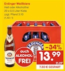 Weißbiere Hell im Angebot bei Netto Marken-Discount in Völklingen Weißbiere Hell Angebote von Erdinger bei Netto Marken-Discount Völklingen für 13,99 €