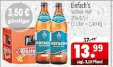 Einfach's Vollbier Hell bei Getränke Quelle WVG im Rottelsdorf Prospekt für 13,99 €
