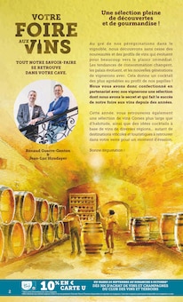 Prospectus U Express à Équeurdreville-Hainneville, "Votre foire aux vins", 10 pages de promos valables du 24/09/2024 au 06/10/2024