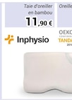 Taie d’oreiller en bambou - Inphysio en promo chez Technicien de Santé Taie d’oreiller en bambou - Inphysio dans le catalogue Technicien de Santé