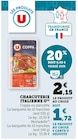 Charcuterie italienne à Super U dans Villars Charcuterie italienne à Super U dans Villars