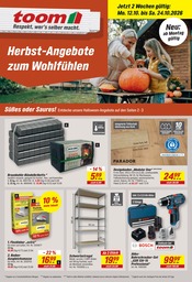 toom Baumarkt Prospekt der aktuellen Woche, gültig von 12.10.2026 bis 24.10.2026 Aktueller toom Baumarkt Prospekt "Respekt, wer's selber macht." mit 28 Seiten