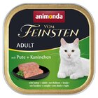 Aktuelle Pute Angebote bei Zookauf in Hannover Aktuelles Animonda Cat Vom Feinsten Adult mit Pute & Kaninchen 100 g Angebot bei Zookauf in Hannover ab 0,79 €