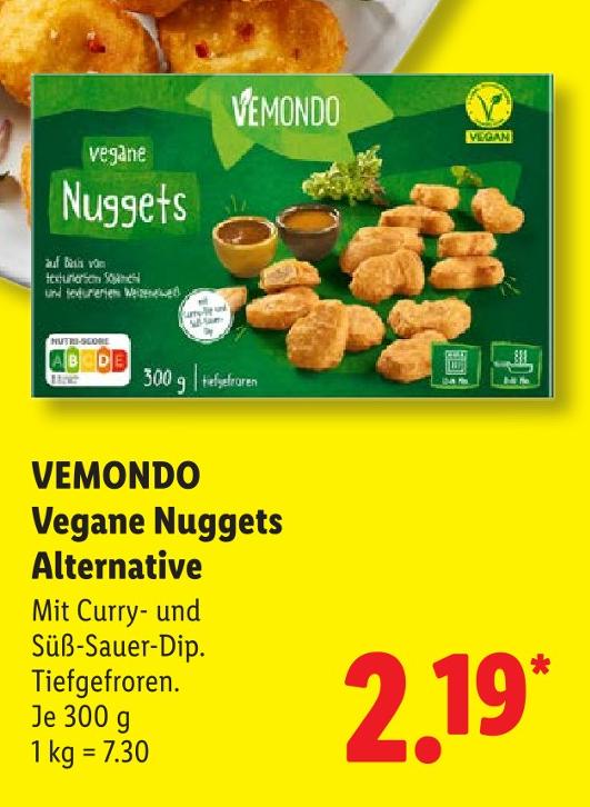 Vegane Nuggets Alternative