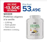 Promo Protéines véganes à la vanille à 53,49 € dans le catalogue Costco à Villebon-sur-Yvette