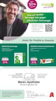 Aktueller mea - meine apotheke Prospekt "Unsere November-Angebote" für Esslingen (Neckar) Aktueller mea - meine apotheke Prospekt für Esslingen (Neckar) mit Seiten
