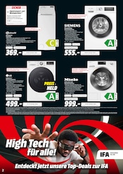 Toplader im MediaMarkt Saturn Prospekt in Mühlhausen Aktueller MediaMarkt Saturn Prospekt mit Toplader, "High Tech für alle!", Seite 2