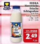 Frische Schlagsahne Angebote von EDEKA Herzstücke bei Marktkauf Altenburg für 2,49 €