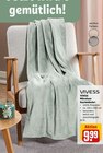 Mikrofaser Kuscheldecke von VIVESS für 9,99 € bei REWE im Angebot Mikrofaser Kuscheldecke von VIVESS im aktuellen REWE Prospekt