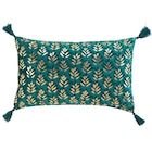 Coussin Evie velours imprimé métallisé 30x50cm en promo chez Maxi Bazar Maisons-Alfort à 4,99 €