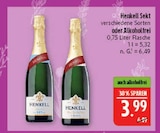 Sekt verschiedene Sorten im Angebot bei Marktkauf in Coburg Sekt verschiedene Sorten Angebote von Henkell bei Marktkauf Coburg für 3,99 €