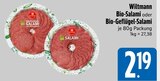 Bio-Salami im E xpress Prospekt Bio-Salami von Wiltmann im aktuellen E xpress Prospekt für 2,19 €