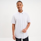 Chemise manches courtes coton blanc homme à 9,99 € dans le catalogue La Halle