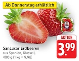 Erdbeeren im Angebot bei E center in Schorndorf Erdbeeren Angebote von SanLucar bei E center Schorndorf für 3,99 €