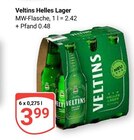 Helles Lager Angebote von Veltins bei GLOBUS Erfurt für 3,99 €